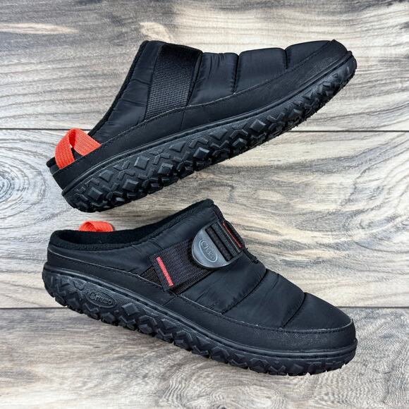 NIB Chaco Ramble Puff Comfort Clog Black Riptop Lugsole Slip On Shoes 7M - Picture 5 of 10